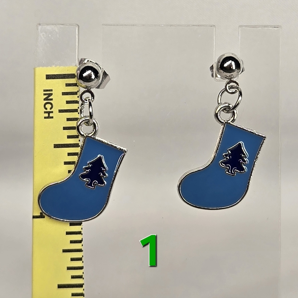 Silver Winter Earrings